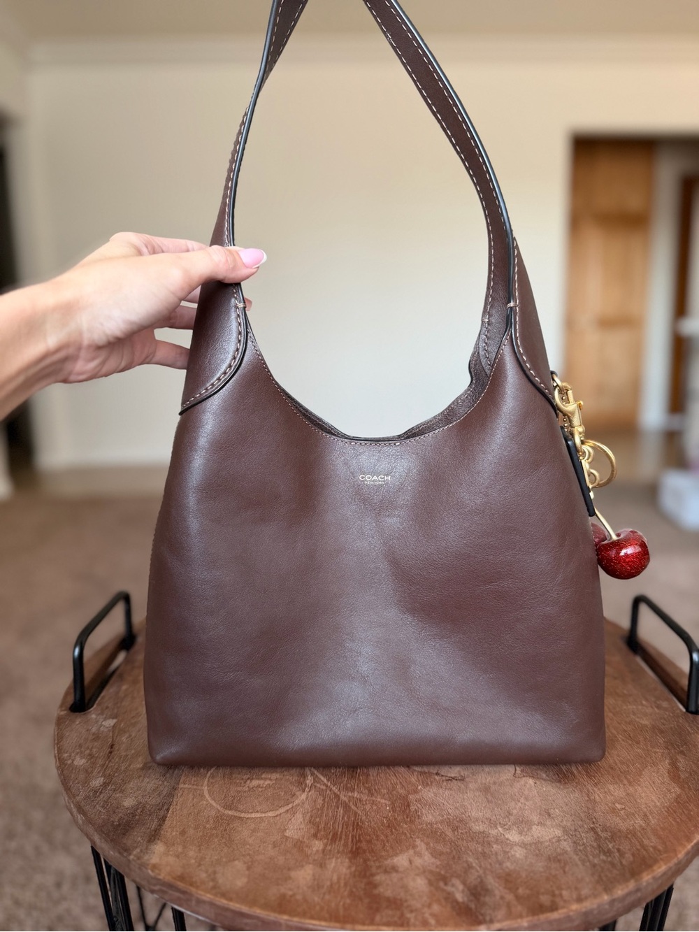 Coach Dark Brown Brooklyn shoulder bag 28